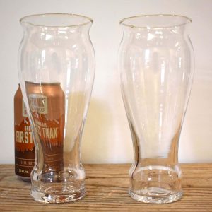 Dougherty Glassworks craft beer drinking glasses - hand blown in Canada - at h squared gallery in Fernie, BC - Canadian artists and makers
