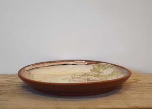Katriona-Drijber-Donkey-And-Peonies-Serving-Plate-pottery-2