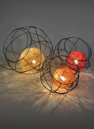 Orbs 3 - Orange and Gold