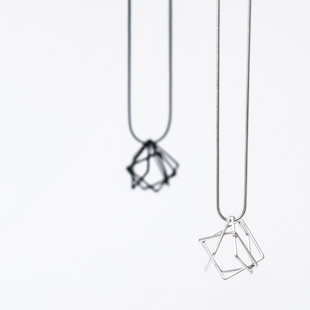 Relaxed Cube Necklace image 3