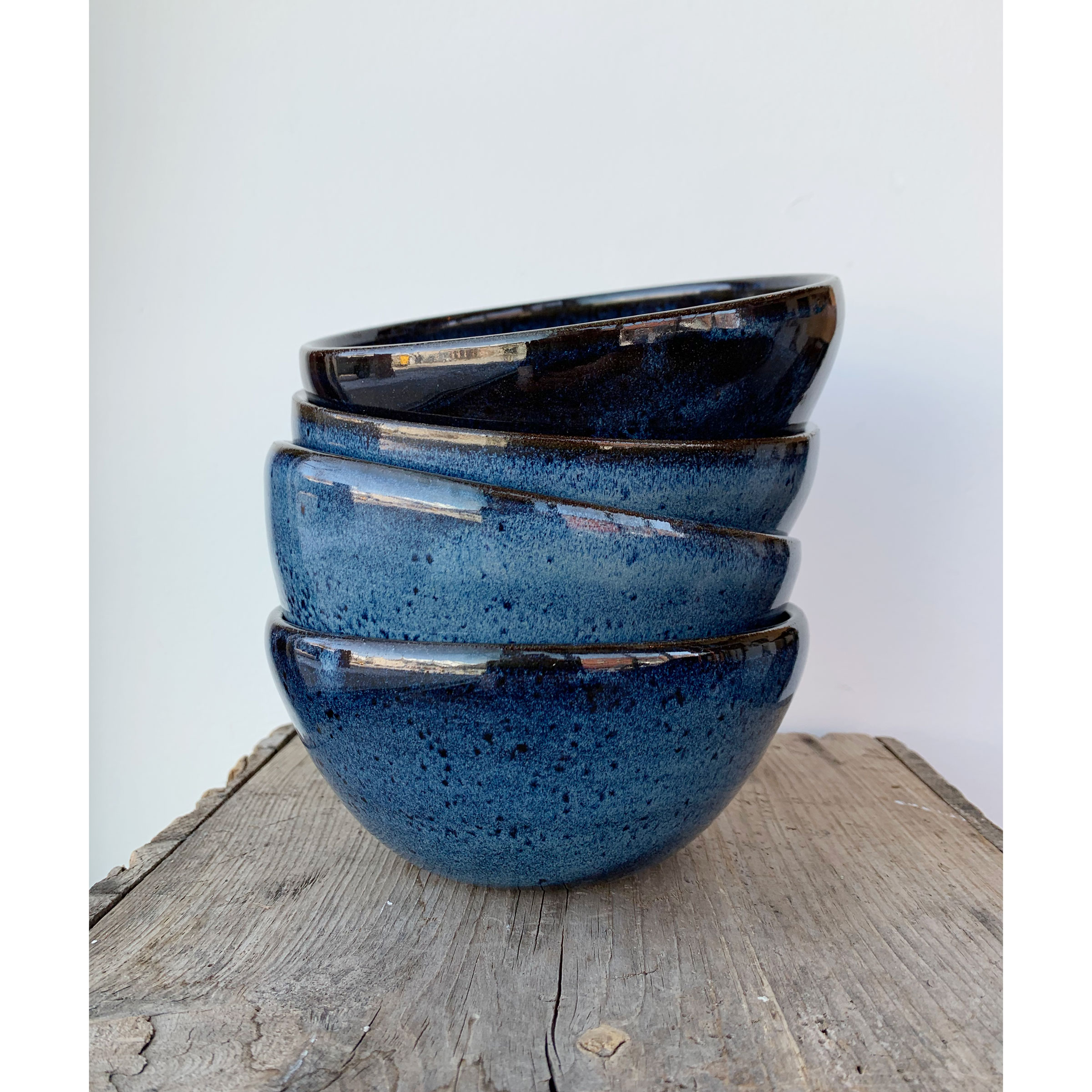 Discovery Ceramics ocean blue cereal, snack, sharing bowl at hsquared gallery in Fernie BC - the best handmade gifts
