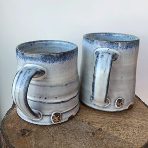 Kerri Holmes pottery titanium tall mug delivery in Fernie BC - h squared gallery