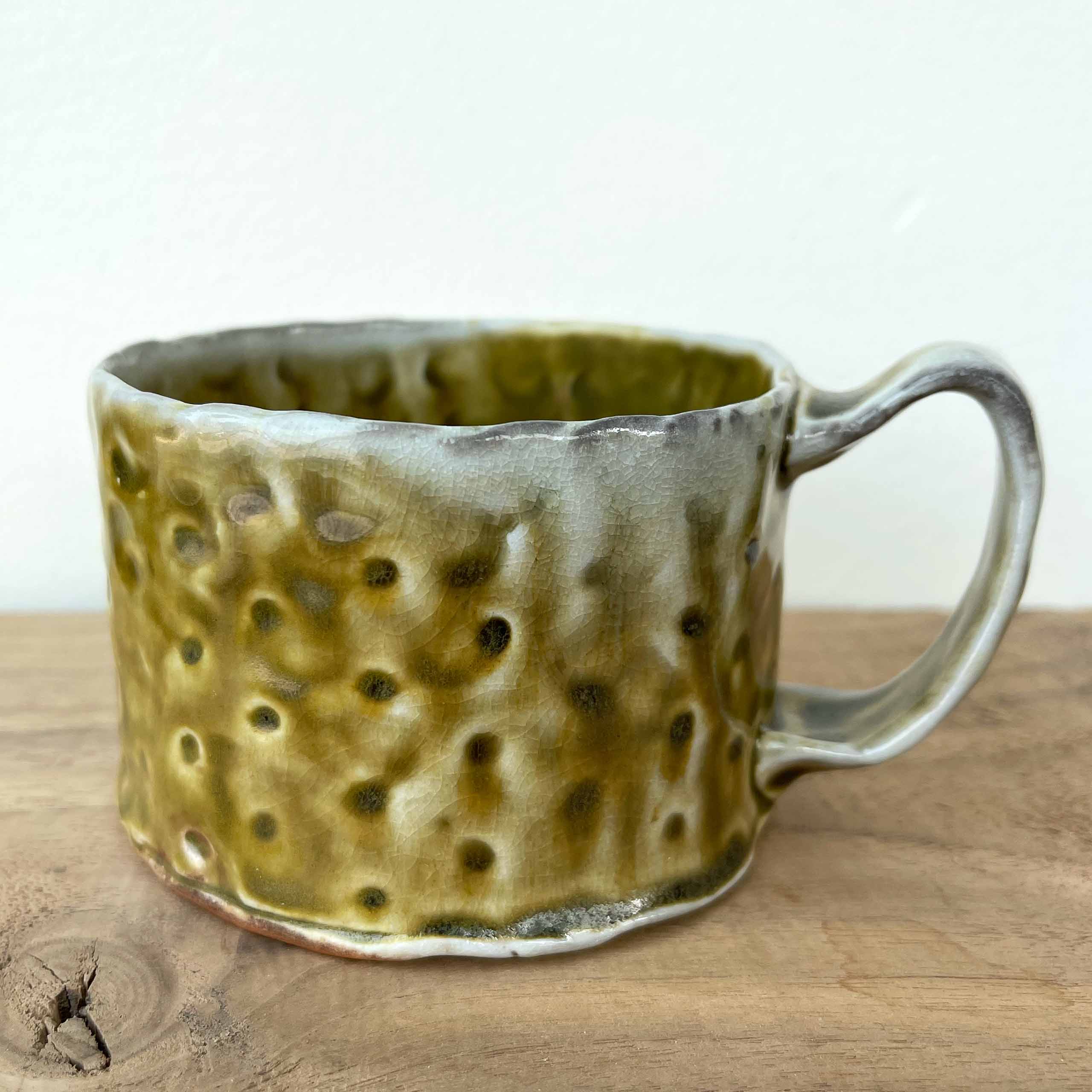 Heather’s Polka Dot Green Mug image 3