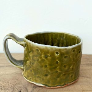 Polka Dot Green Mugs