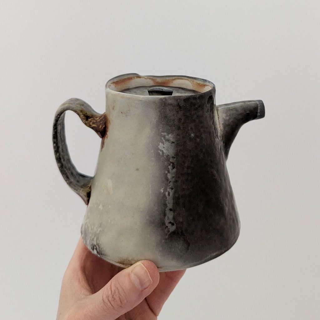 Heather Dynes-Smit small hand built teapots at h squared gallery