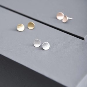 pursuits petite curl dot stud earrings by Pursuits in Toronto ON Canada at h squared gallery - best gift ideas