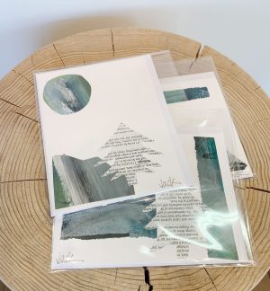 Jackie Impey's mixed media paper collage cards