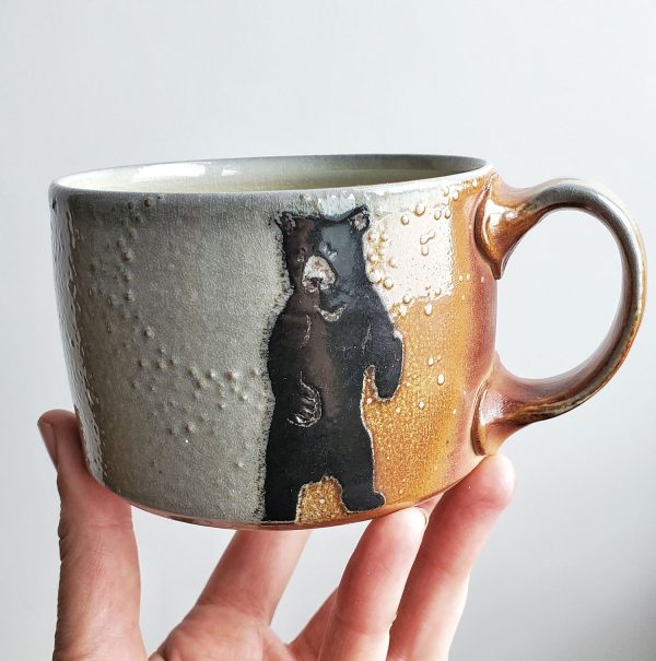 Katy Drijber Canadian potter bear mug