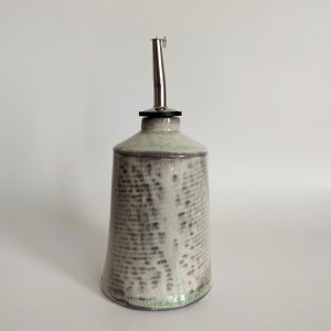 wood-fired ceramic Cruet by Heather Dynes Smit at h squared gallery in Fernie, BC