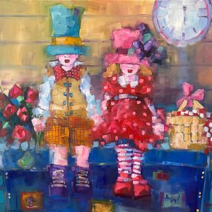Stopping Time by Angela Morgan, Canadian oil painter from Fernie, BC at h squared gallery