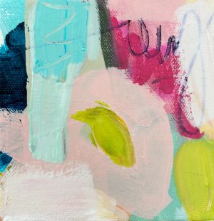 Jackie Impey abstract artwork small works for Beautifully Tiny in Fernie