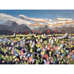 in progress photo from Sign of the Times by Tara Higgins