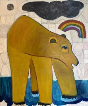 "somewhere over the rainbow" - 30" x 36"