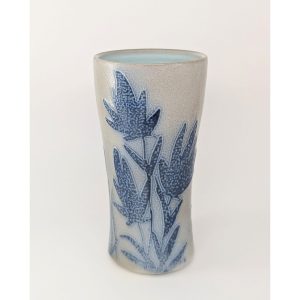 Topo Pots ceramic high fired atmospheric tall cup at Fernie's best Canadian pottery shop