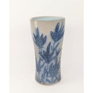 Topo Pots ceramic high fired atmospheric tall cup at Fernie's best Canadian pottery shop
