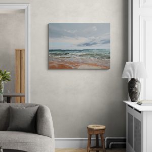 sea lace, ocean landscape artwork by Oksana Alekseeva at Fernie's best art gallery h squared gallery