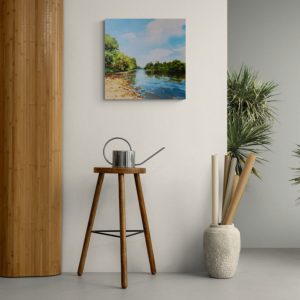 original artworks by landscape artist Oksana Alekseeva at Fernie's best art gallery, H Squared