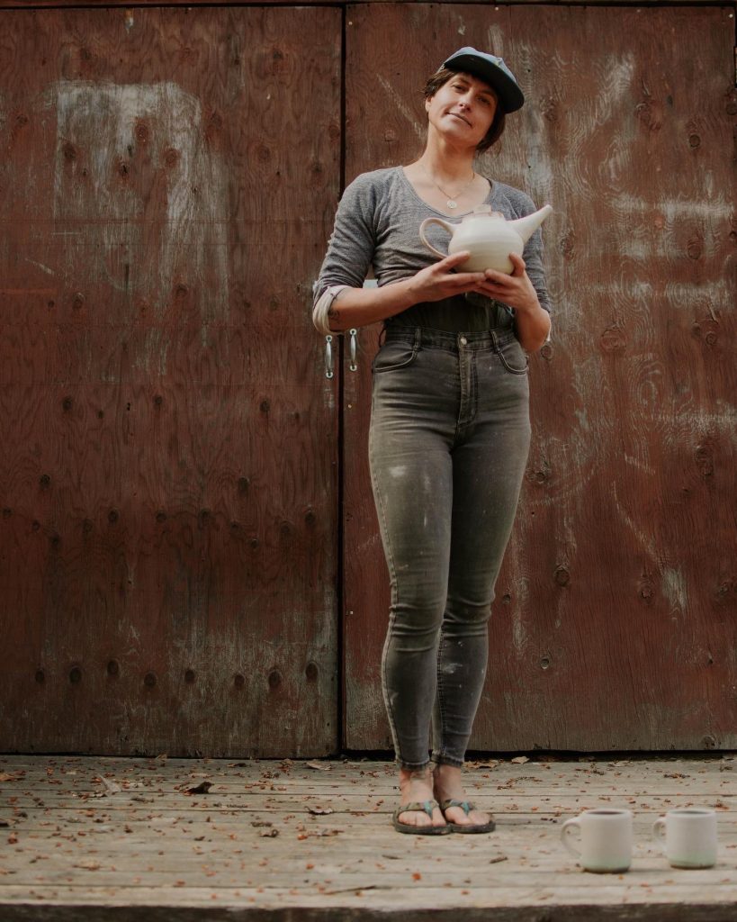 Eryn Prospero Pottery artist profile photo of Nelson ceramic artist