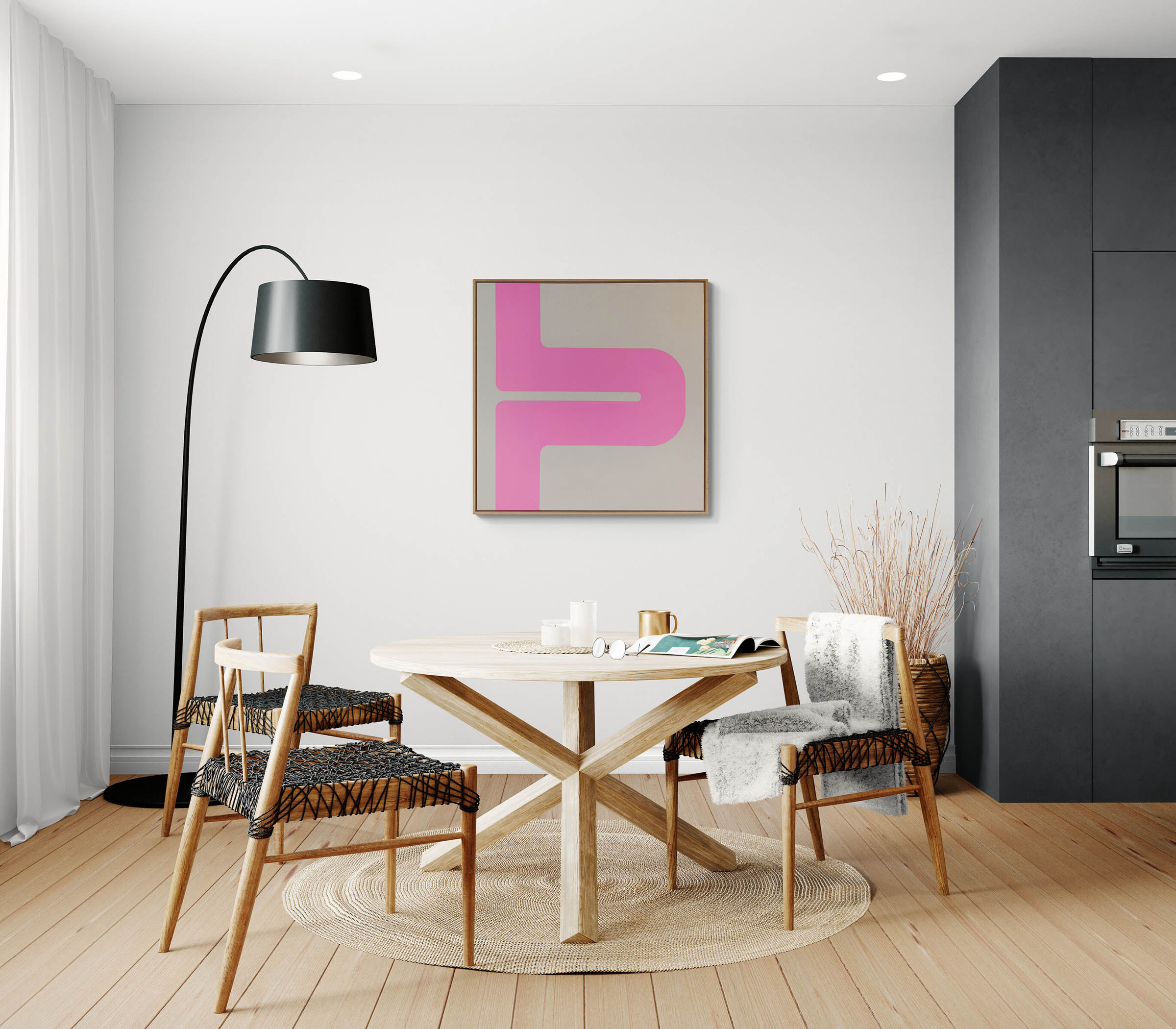 'Detour No 2' - 36" x 36" - Image 2