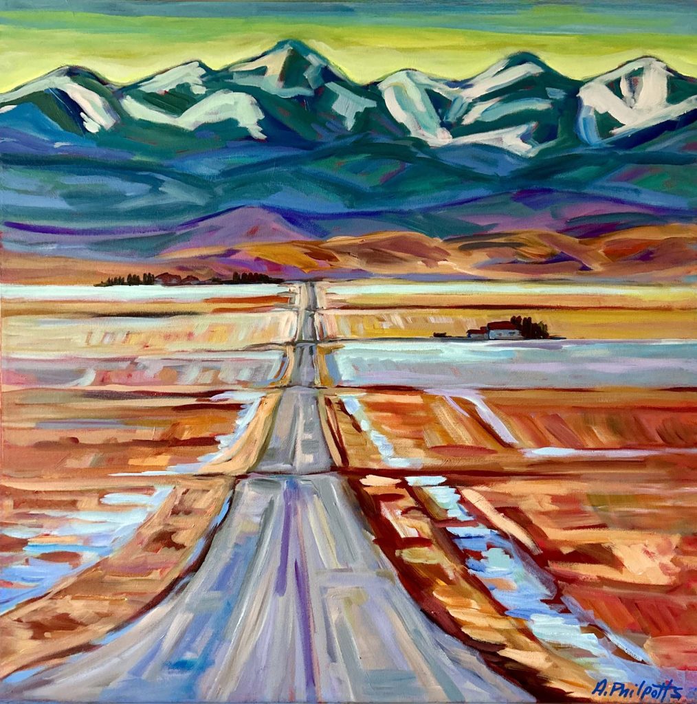 The Road Home 2, 30 x30-Alison Philpotts