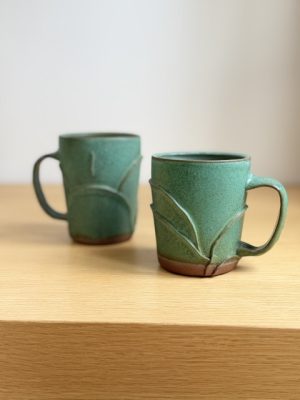 Juliana Rempel Green Leaf Mug