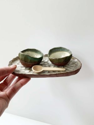 Juliana Rempel Tiny Bowls with Tray and Spoon