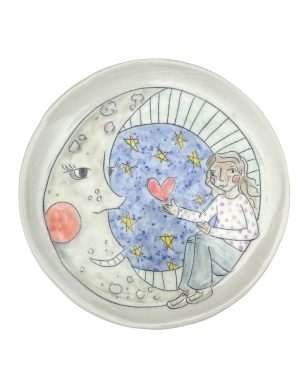 Moon Joy Plate - Carole Epp