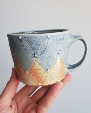 Nebula Blue Mug - Katriona Drijber