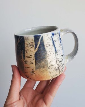 Sunset Forest Mug - Katriona Drijber