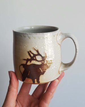 Bugling Elk Mug - Katriona Drijber