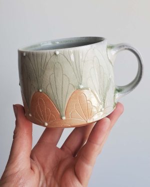 Celadon Green Mug - Katriona Drijber