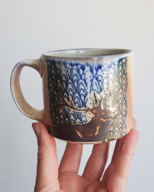 Elk and Douglas Fir Mug