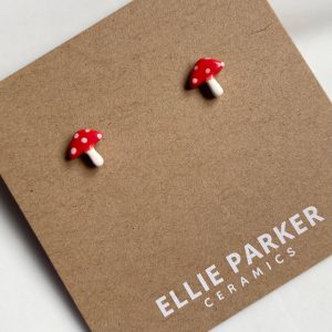 Mushroom Stud Earring