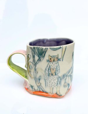 'full of love cat mug'