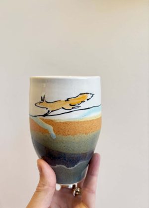 orange fox tumbler