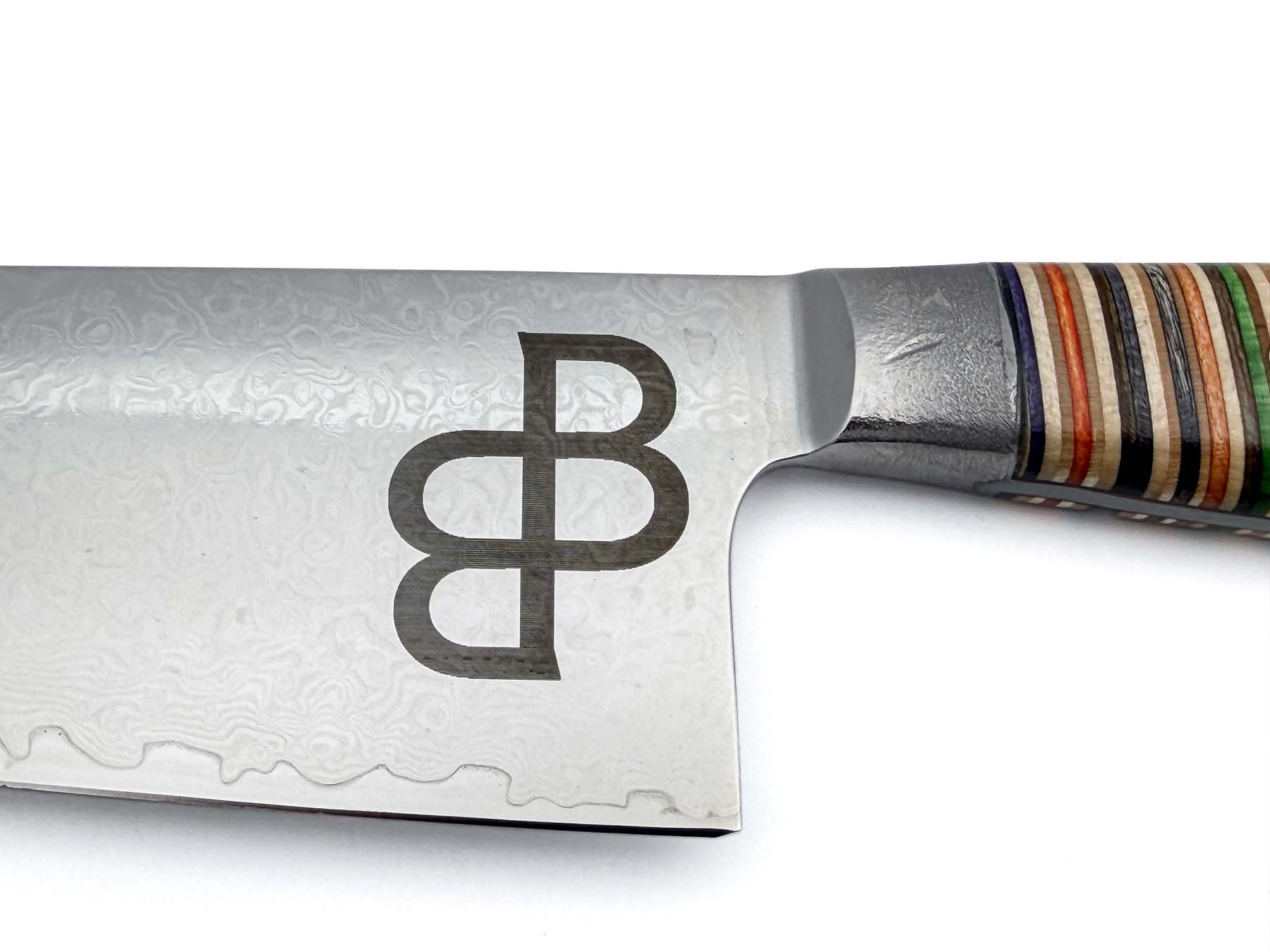 The Chef’s Knife — 8" Damascus NO.004 - Image 4