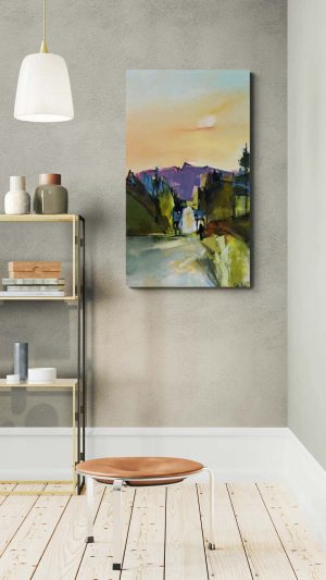 '2 bike' - 40" x 20"