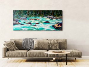 'forest serenity' - 30" x 72"